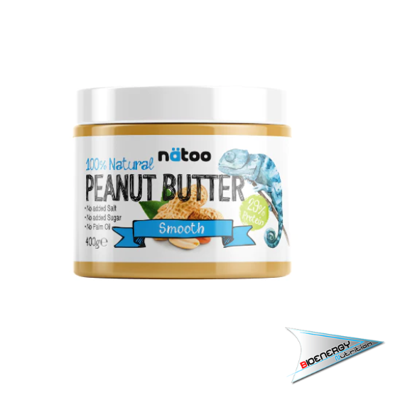Natoo-PEANUT BUTTER 100% NATURAL   400 gr  Smooth 